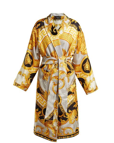 silk robe versace|Versace robe discount.